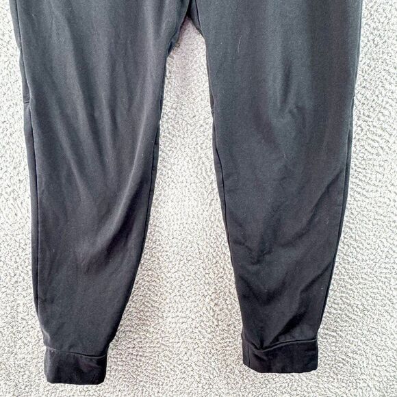 01 Algo Performance Joggers Mens Small Black Pants Activewear Stretch Gym Run‎ - Picture 2 of 16